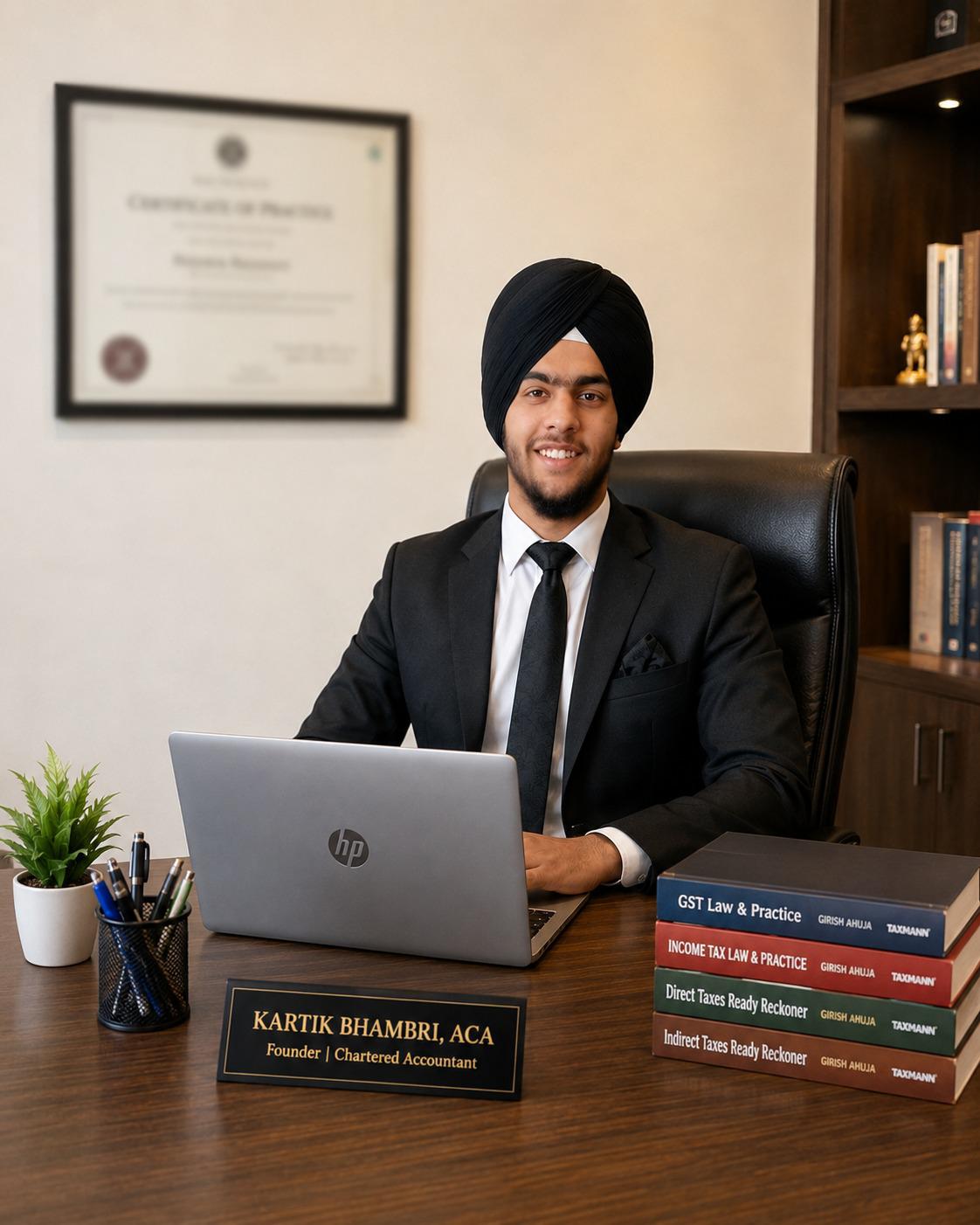 CA Kartik Bhambri - Chartered Accountant